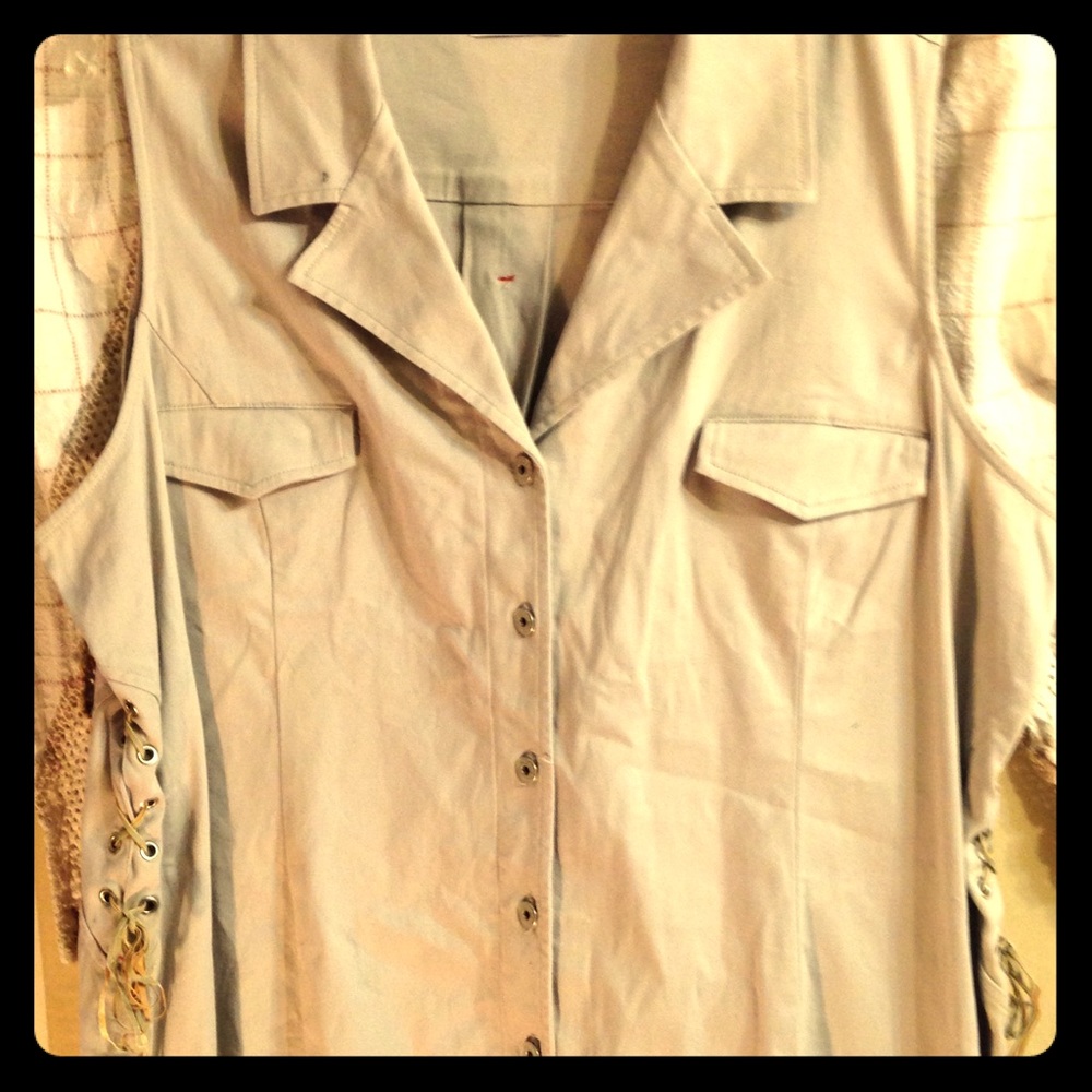 Halter "Safari" Dress. Plus sized!!!